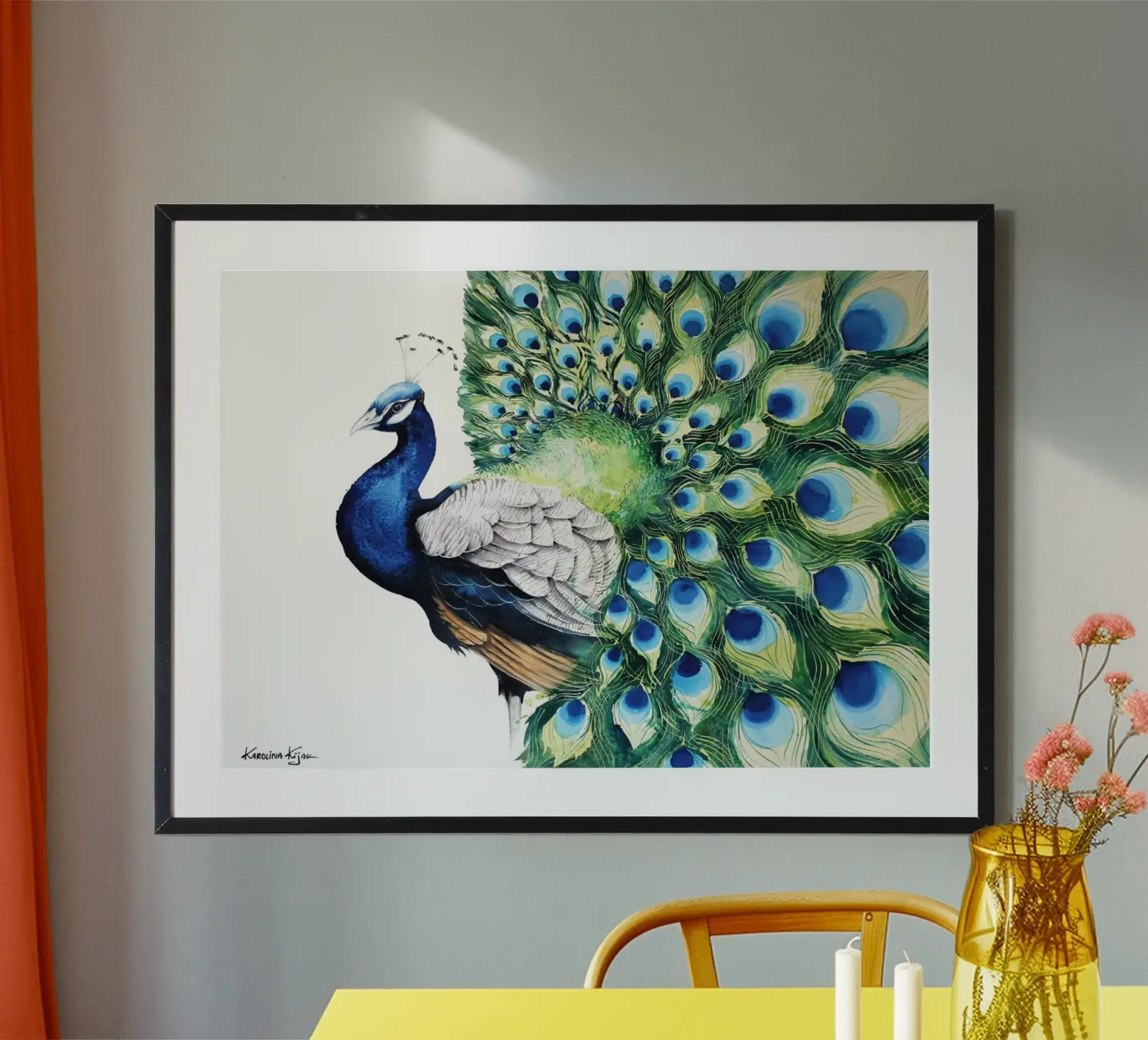 Peacock poster da Karolina Kijak