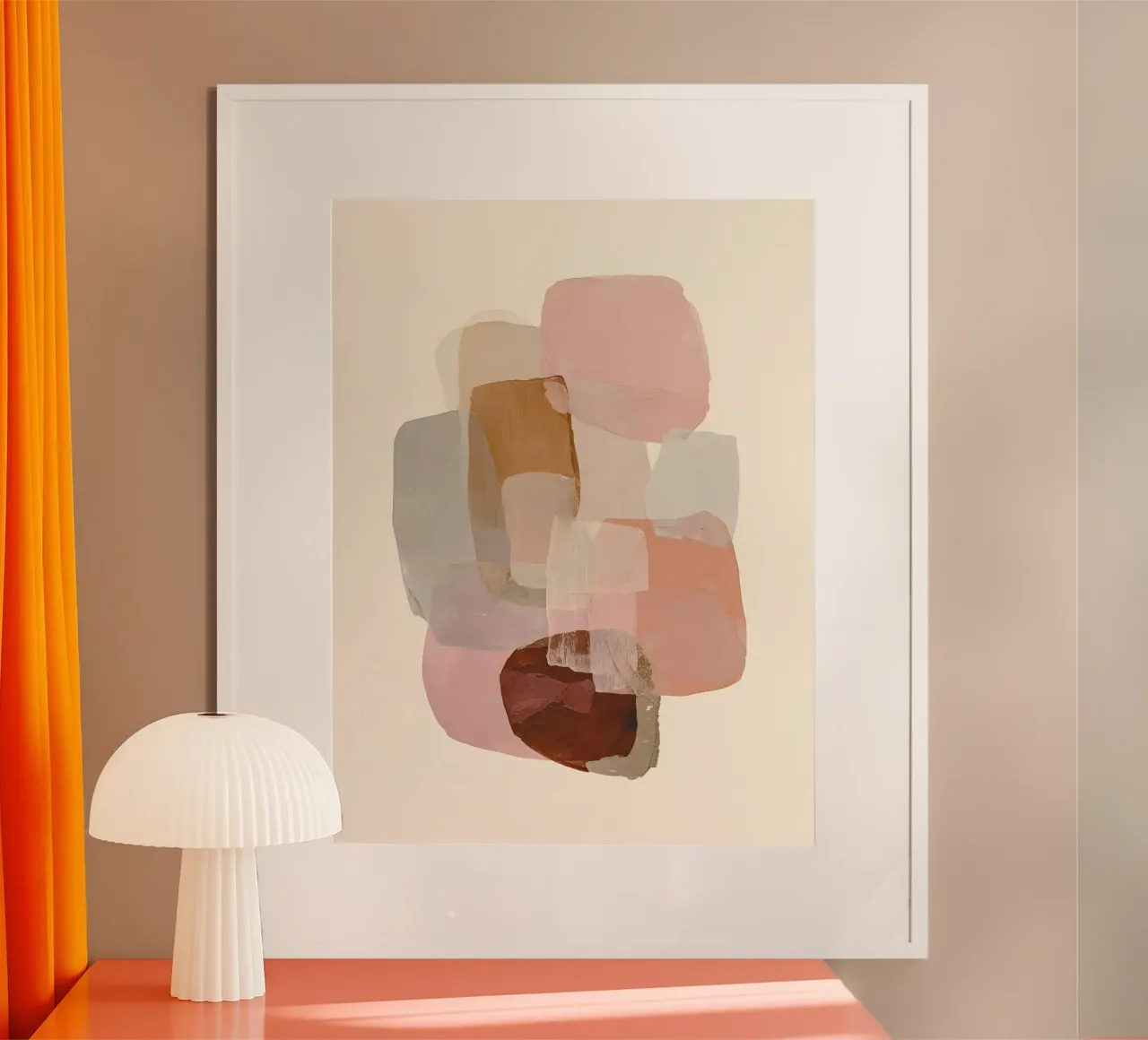 Organic Composition poster con telaio in plastica da Gypsy Galleria