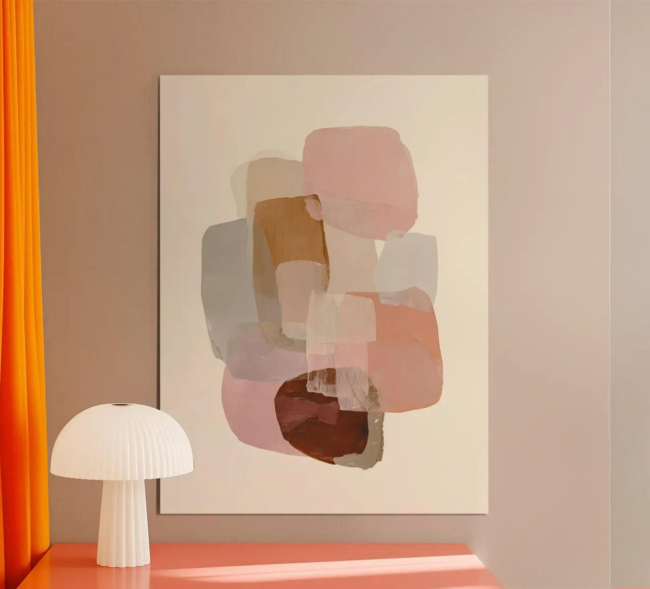 Organic Composition poster con telaio in plastica da Gypsy Galleria