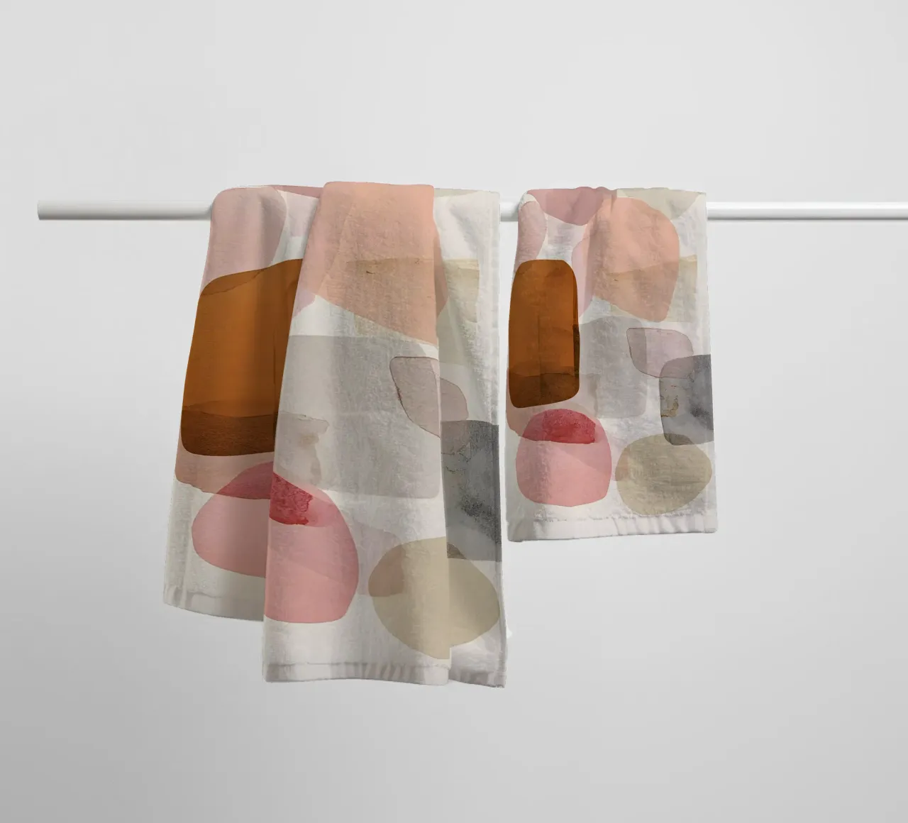 Pink Boho Minimalist towel by Gypsy Galleria