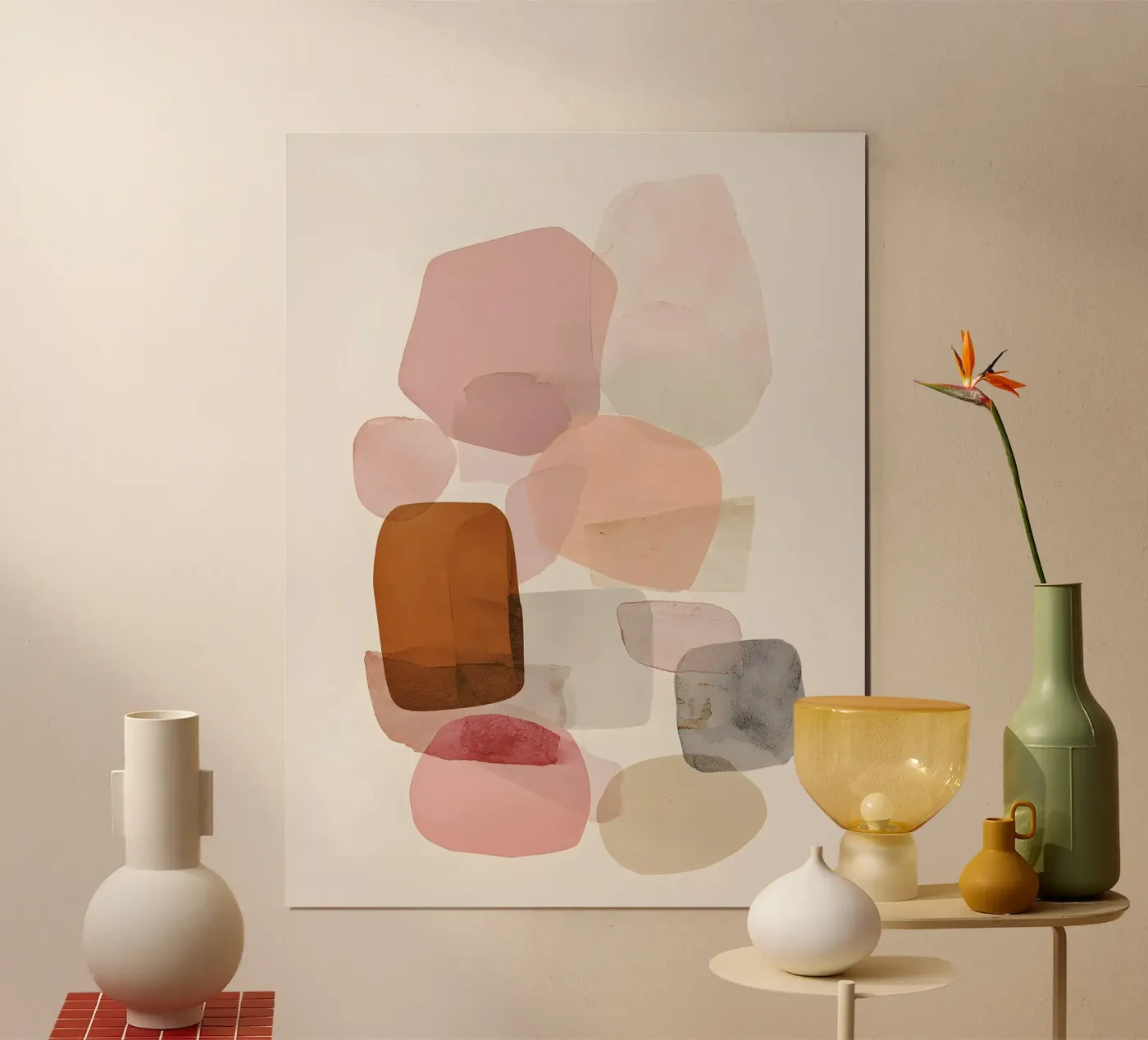 Pink Boho Minimalist poster da Gypsy Galleria