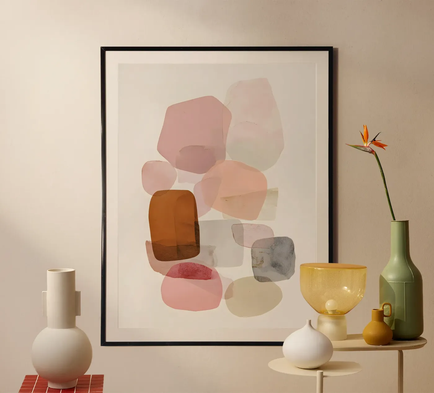 Pink Boho Minimalist poster da Gypsy Galleria