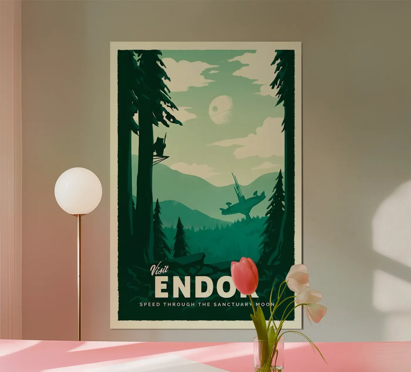 Visit Endor Poster von Robert Hoff