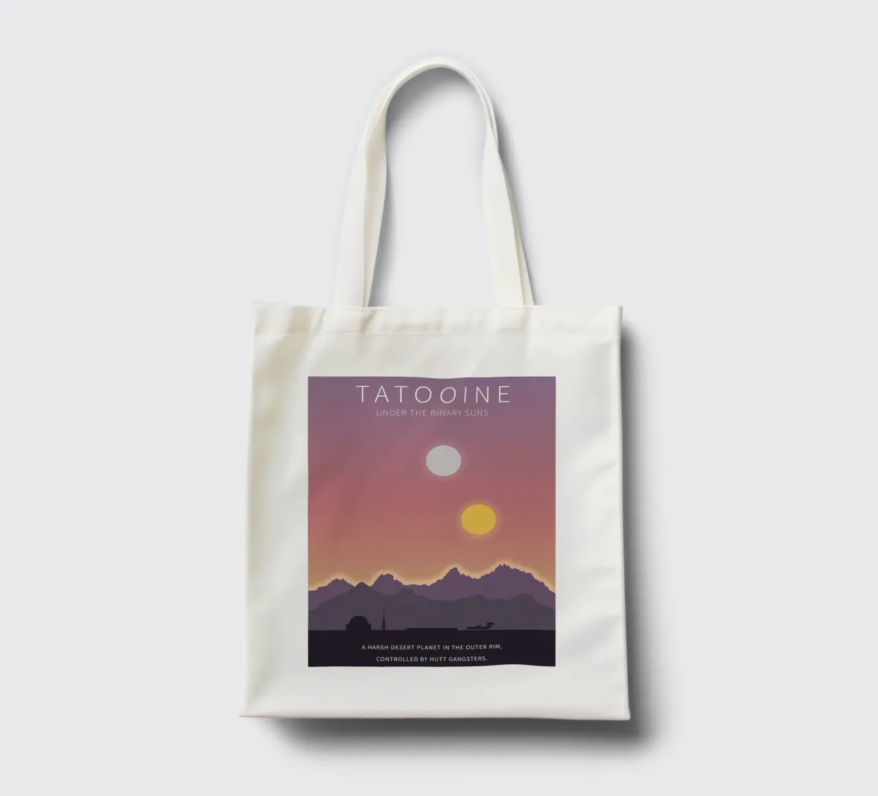 Tatooine Under The Binary Suns jute draagtas van Robert Hoff