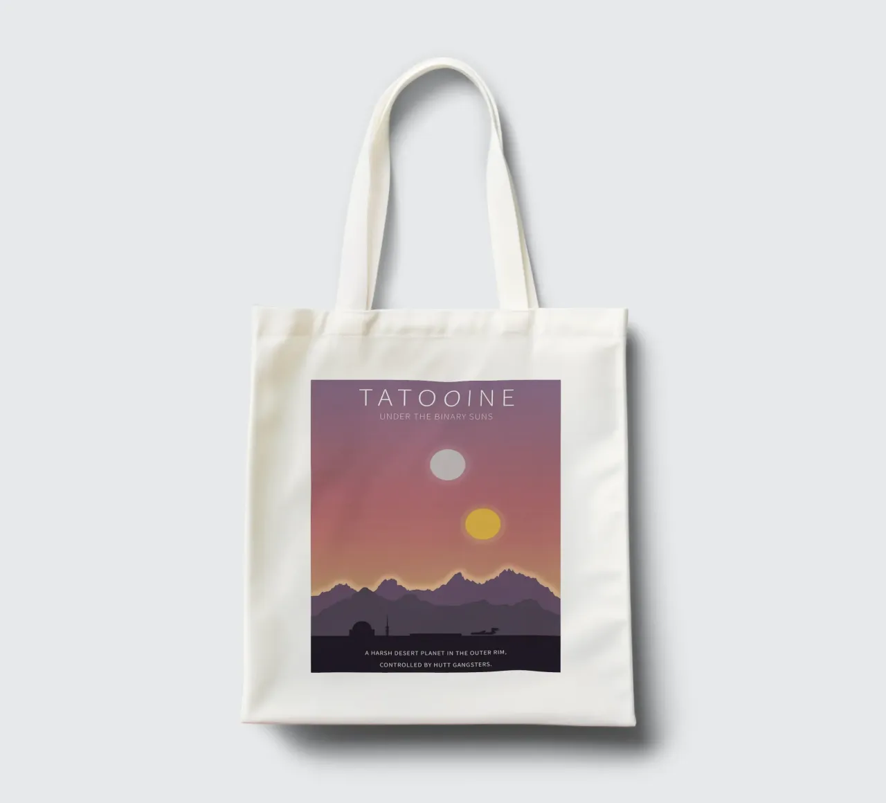 Tatooine Under The Binary Suns Jutebeutel von Robert Hoff