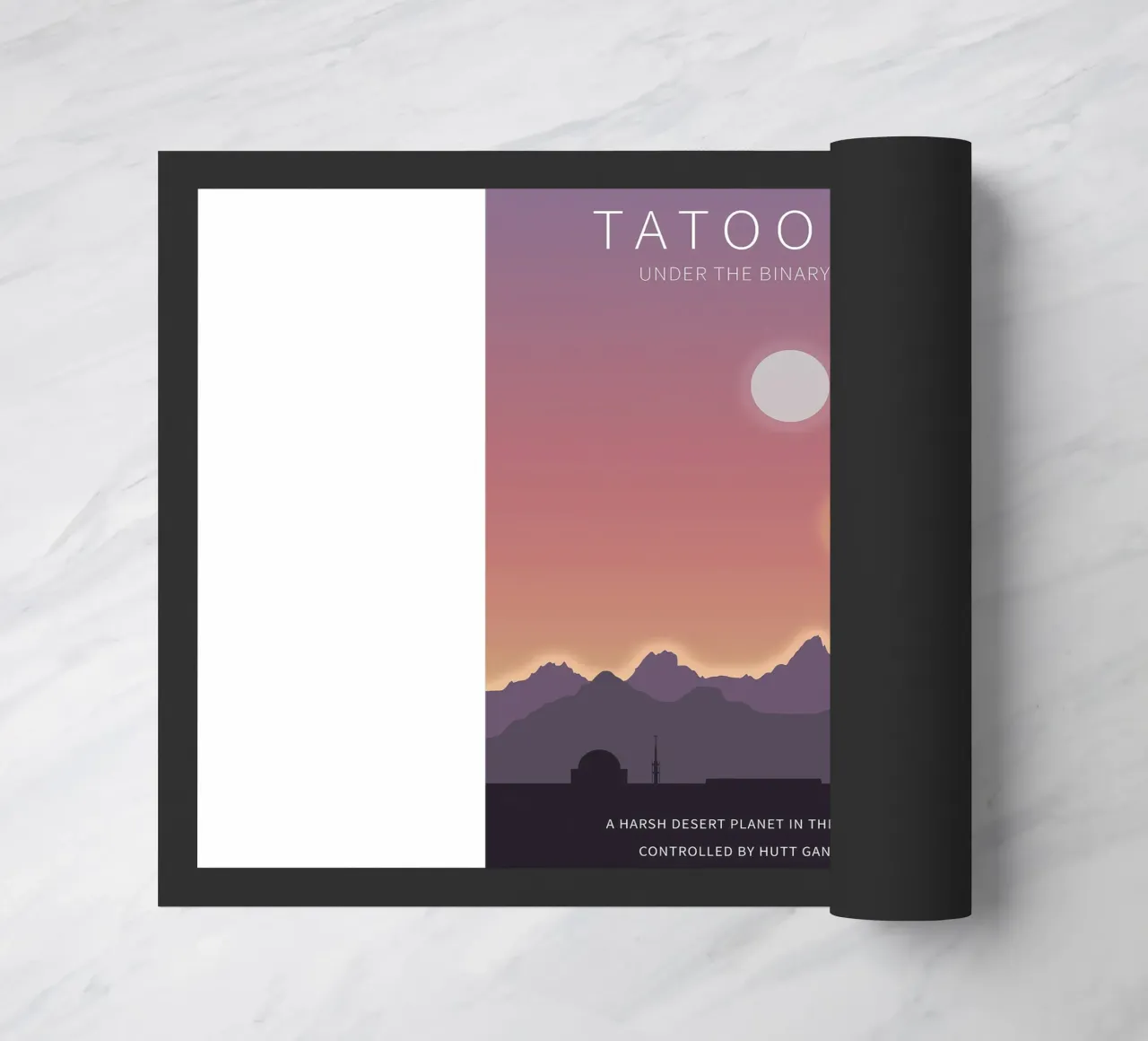 Tatooine Under The Binary Suns Fußmatte von Robert Hoff