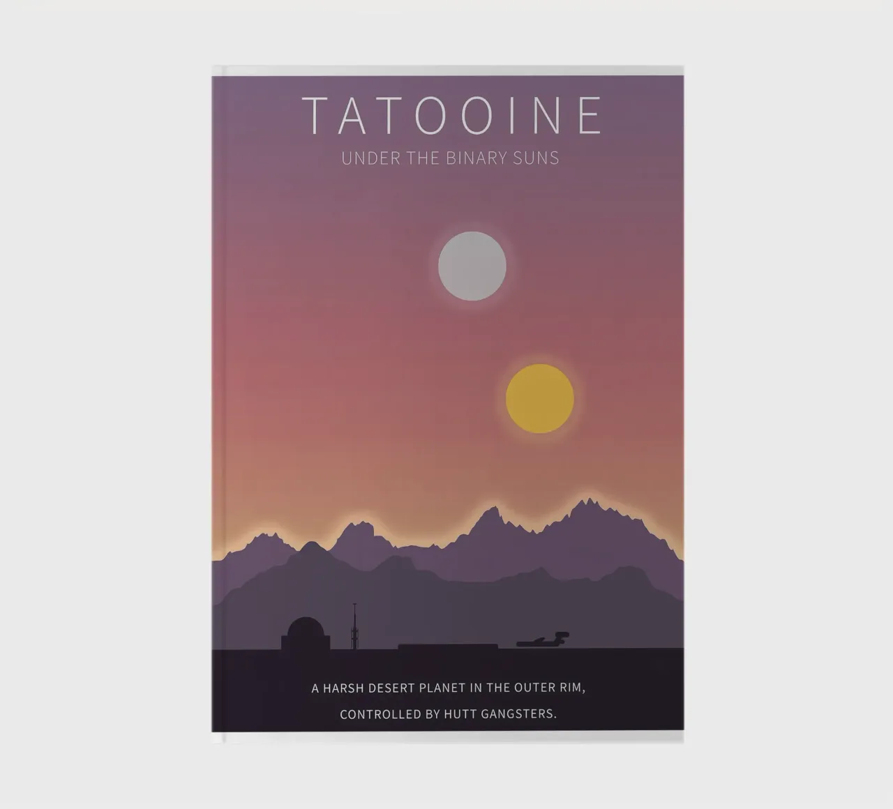 Tatooine Under The Binary Suns carnet de notes de Robert Hoff