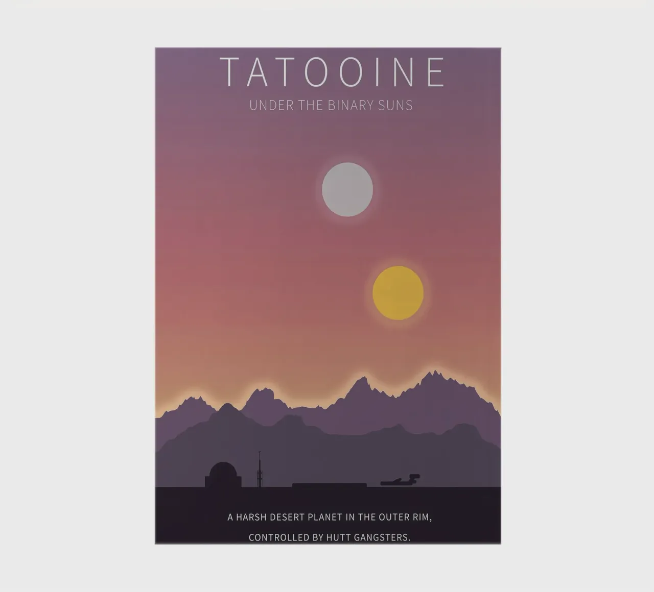 Tatooine Under The Binary Suns carnet de notes de Robert Hoff