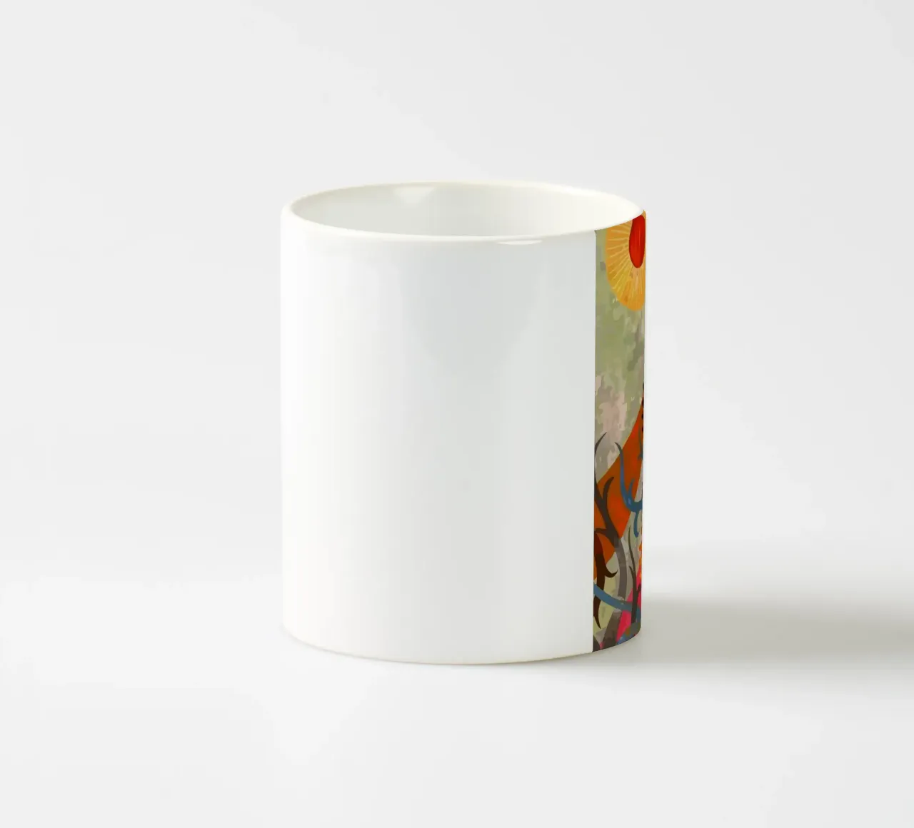 hands and plants tazza in ceramica da Dumery Art