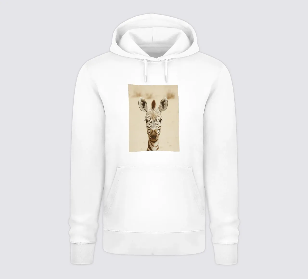 Zebra Gaze felpa con cappuccio da lieblu