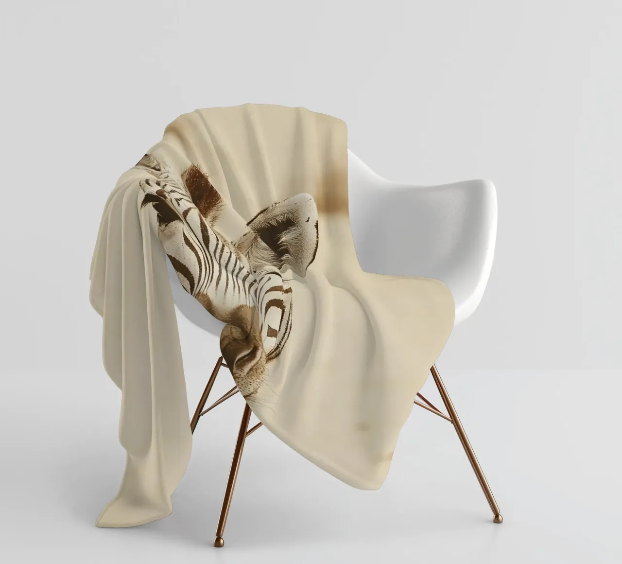 Zebra Gaze coperta in pile da lieblu