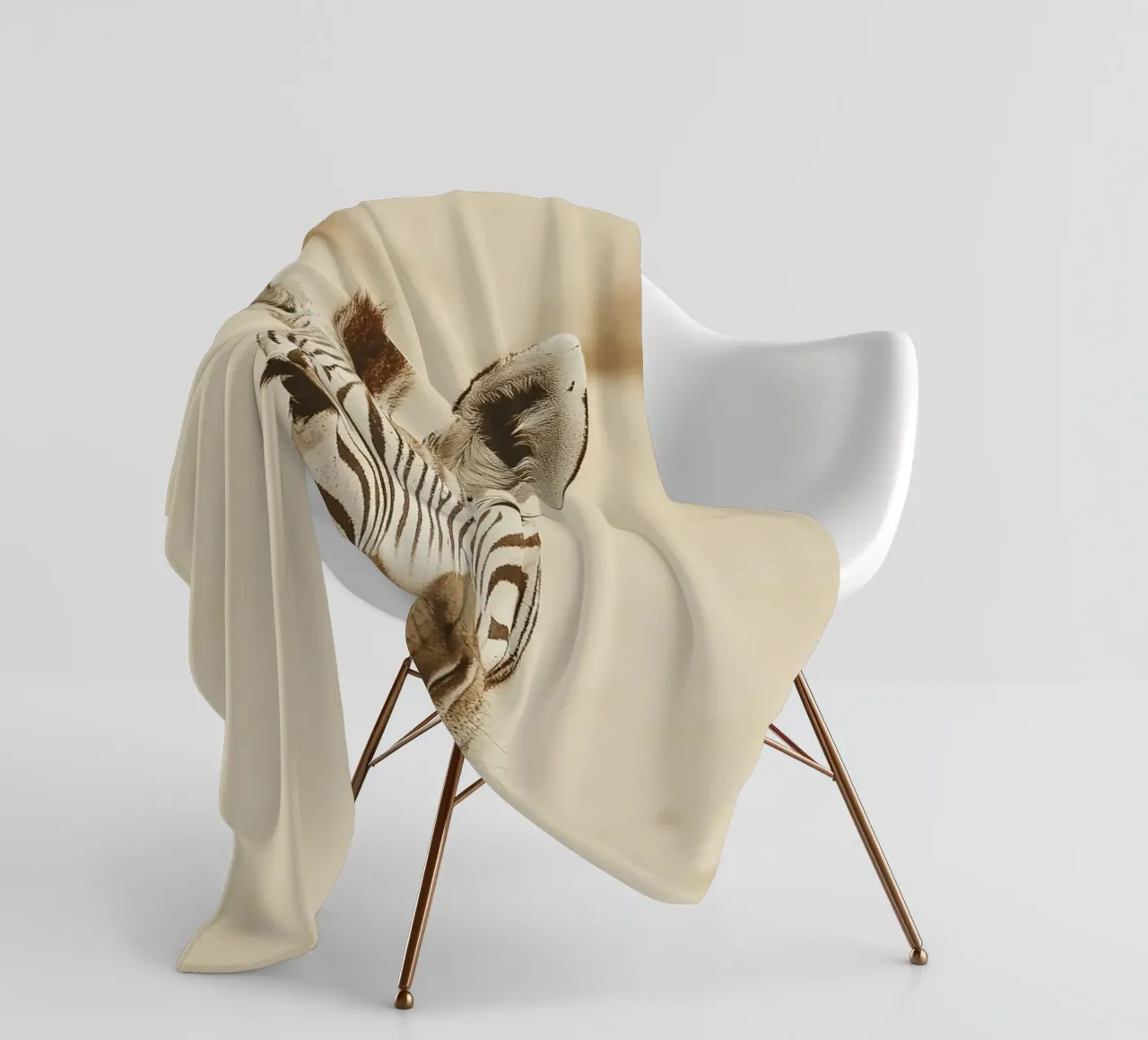 Zebra Gaze coperta in pile da lieblu