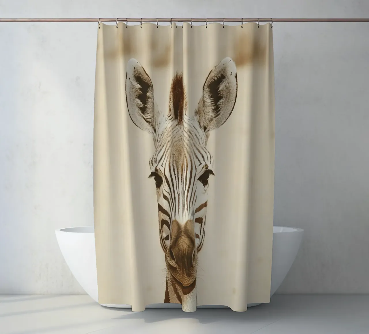 Zebra Gaze tenda da doccia da lieblu