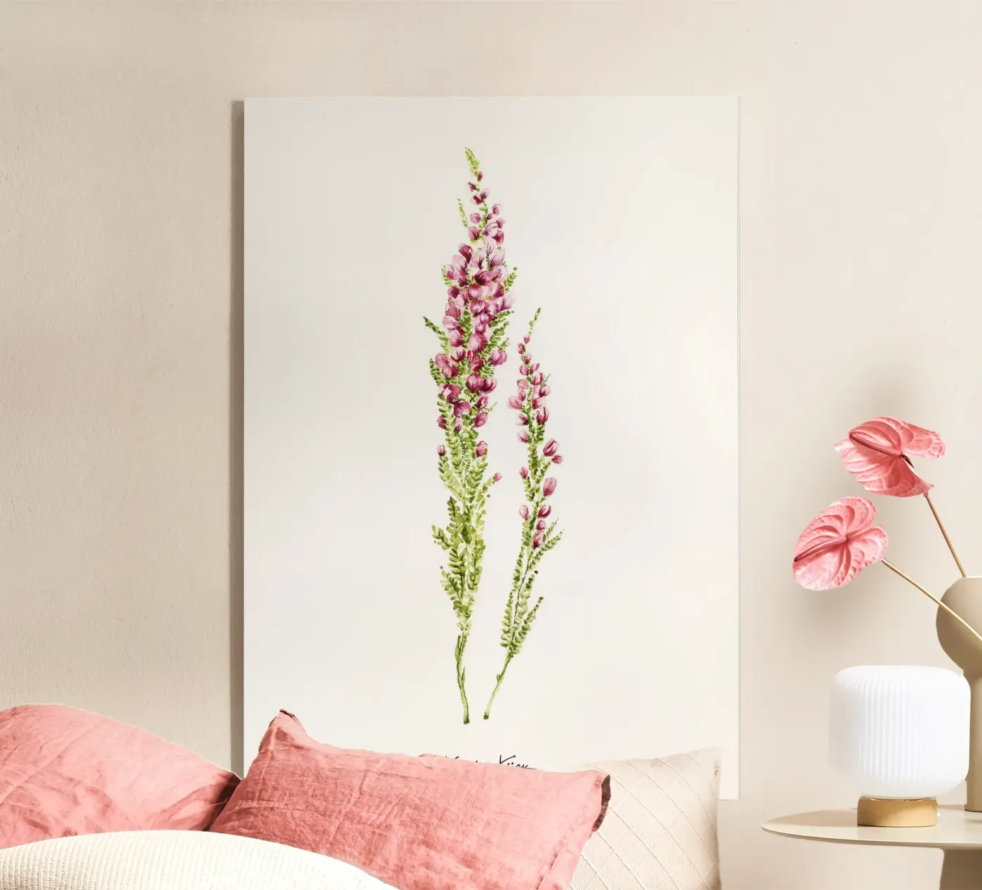 heather Acryl-Glas von Karolina Kijak