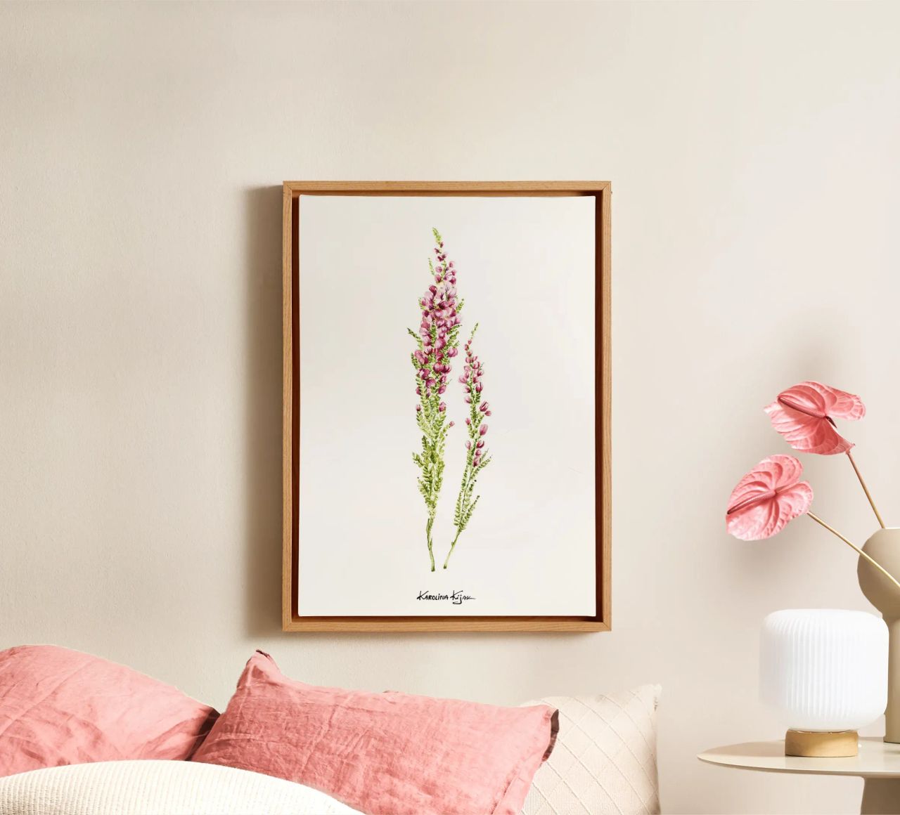 heather Leinwand von Karolina Kijak