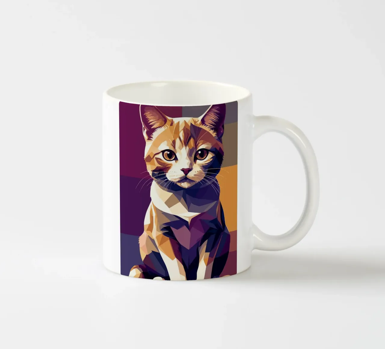 Cats tazza in ceramica da Dumery Art