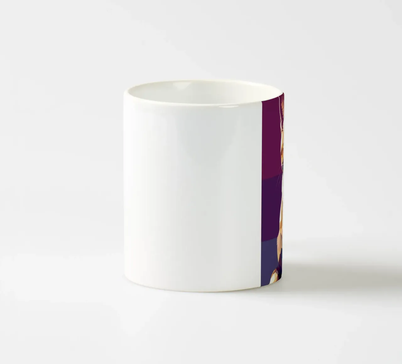 Cats tazza in ceramica da Dumery Art