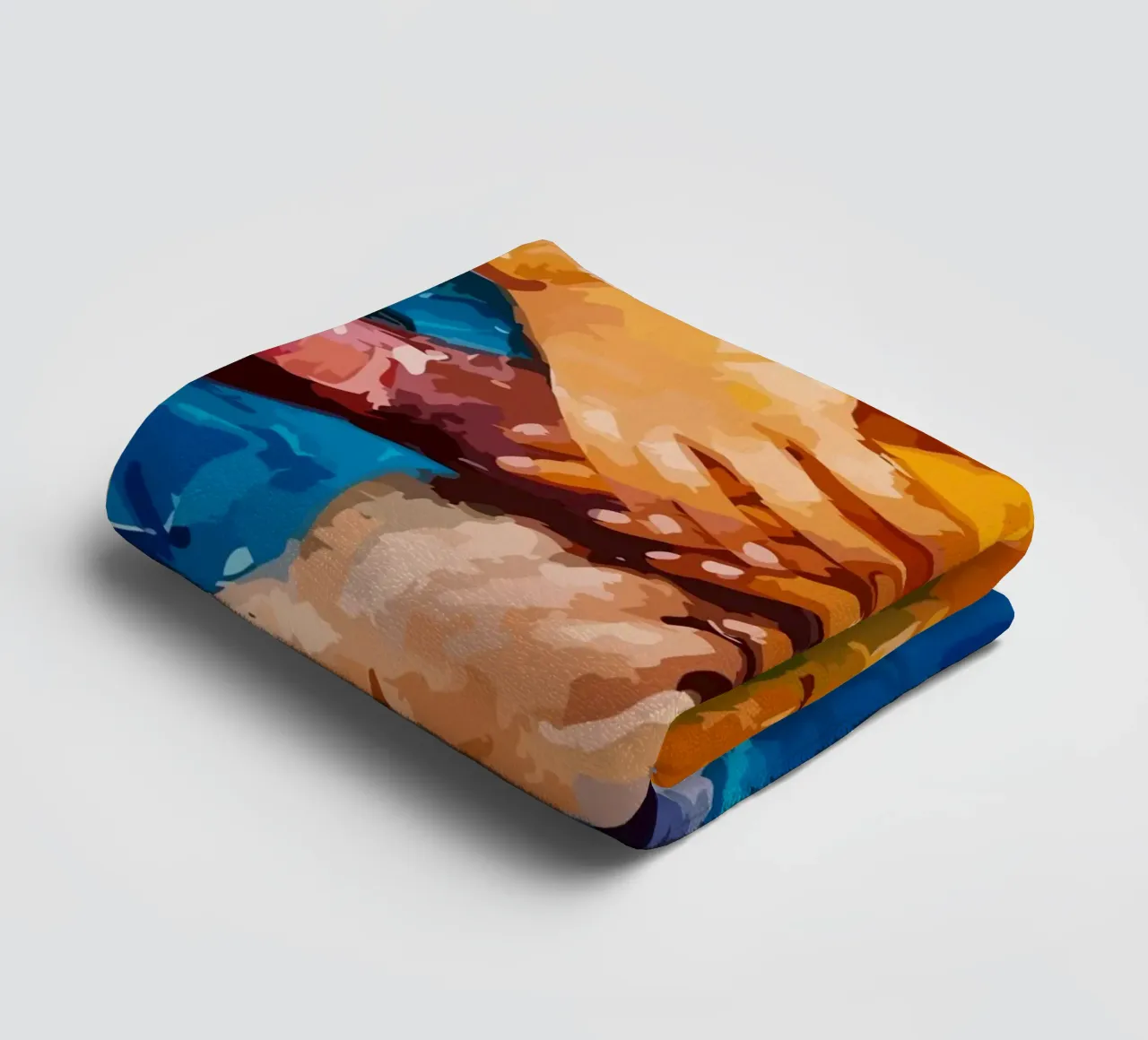 hands together asciugamano da bagno da Dumery Art