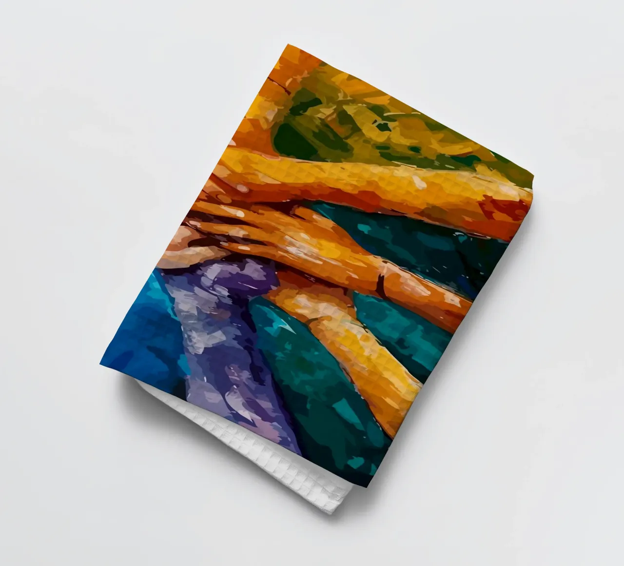hands together canovaccio da cucina da Dumery Art