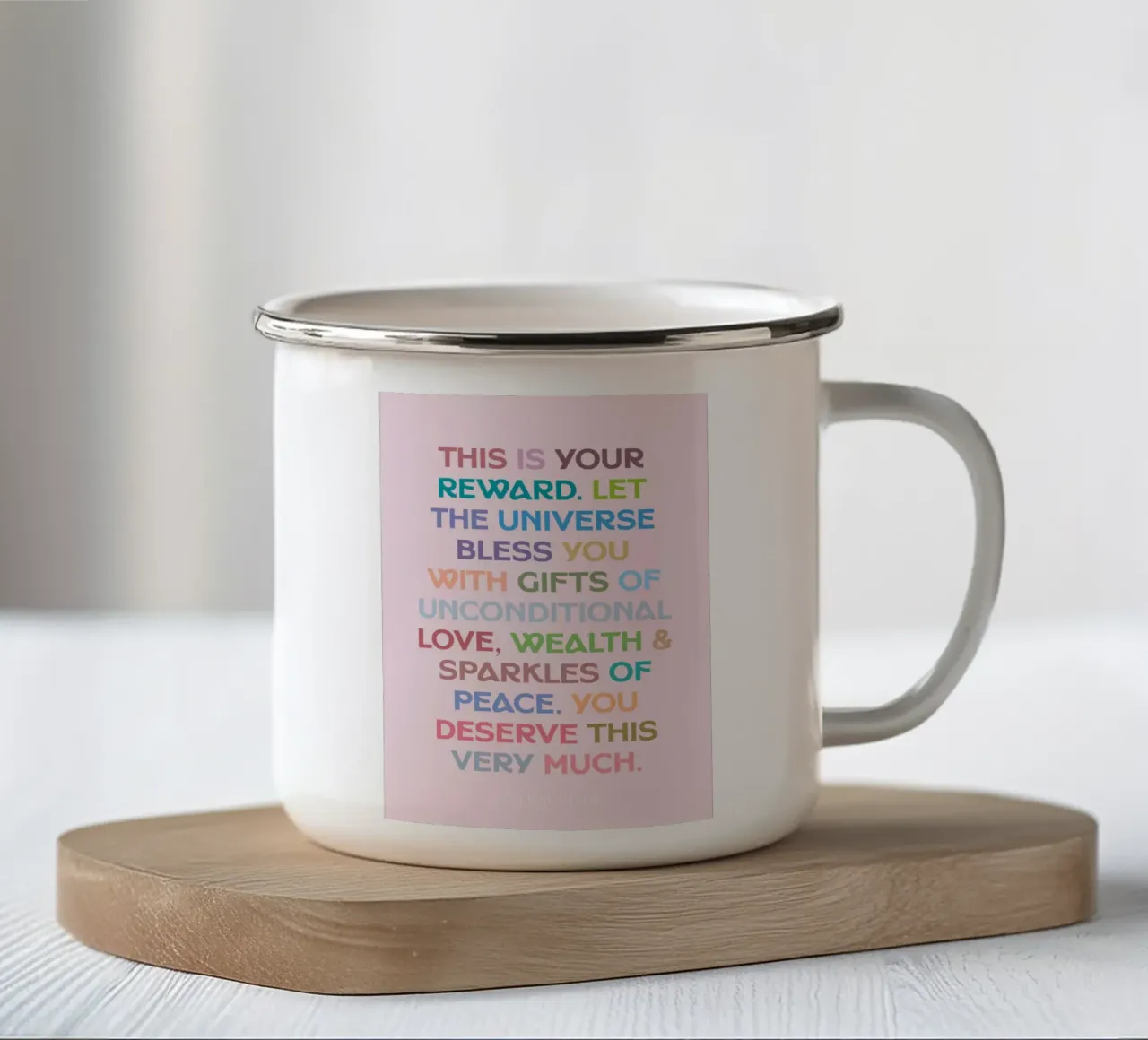 💖 tazza in smalto da MENTHE SAUVAGE
