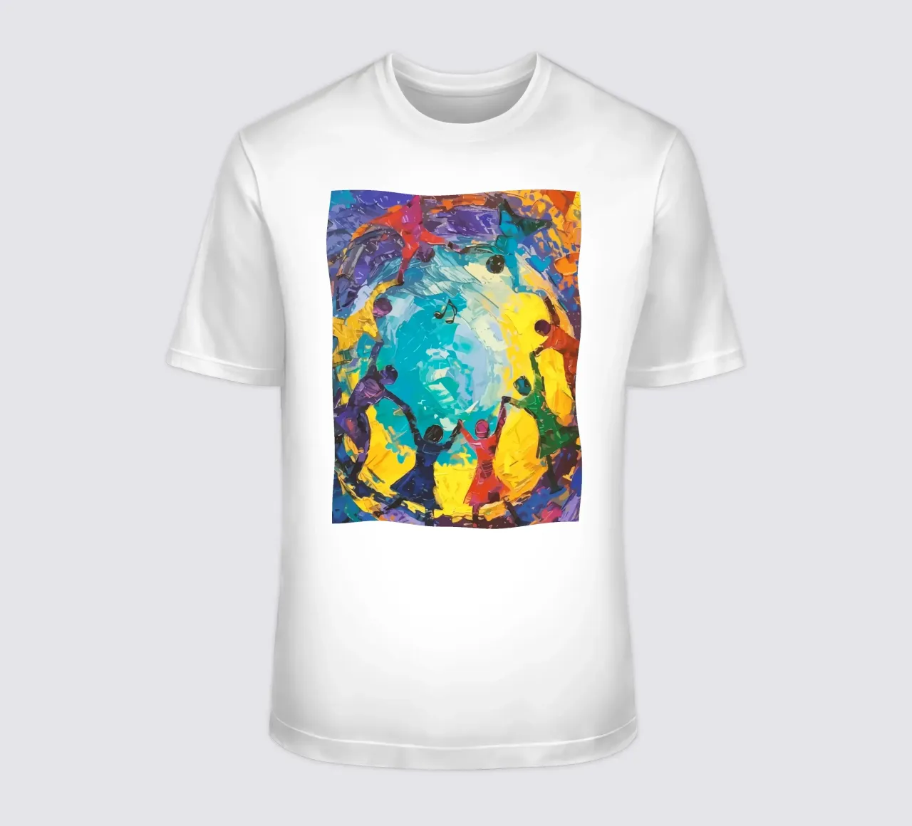 children's hands join together to form a circle t-shirt da Dumery Art