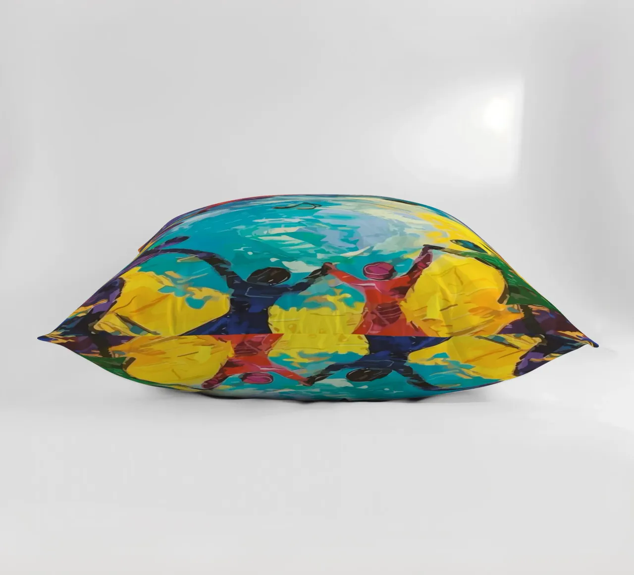 children's hands join together to form a circle cuscino da Dumery Art