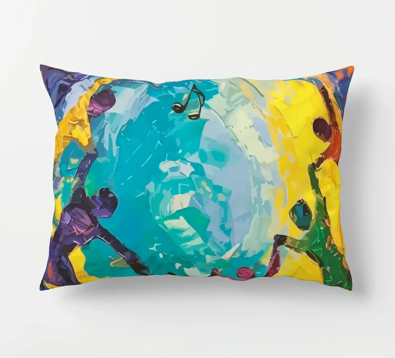 children's hands join together to form a circle cuscino da Dumery Art