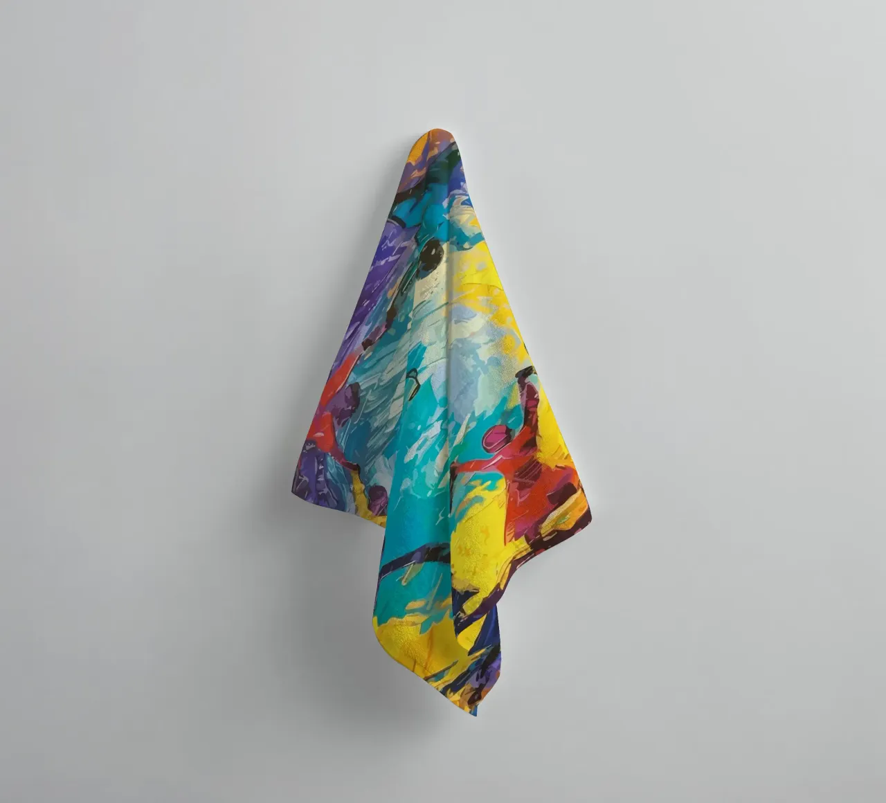 children's hands join together to form a circle asciugamano da bagno da Dumery Art