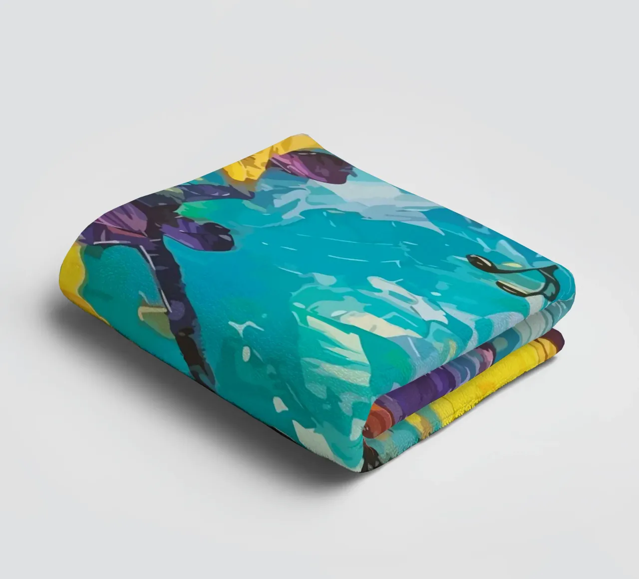 children's hands join together to form a circle asciugamano da bagno da Dumery Art