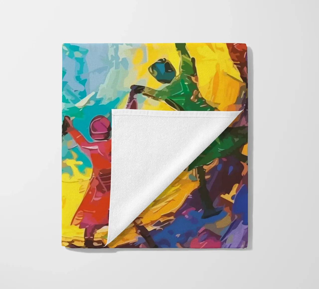 children's hands join together to form a circle telo mare da Dumery Art