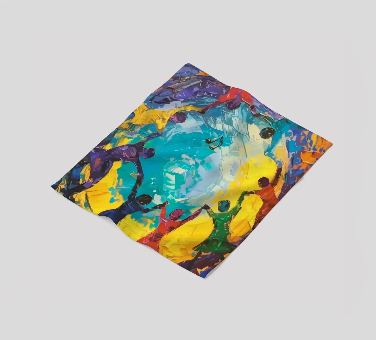 children's hands join together to form a circle coperta in pile da Dumery Art