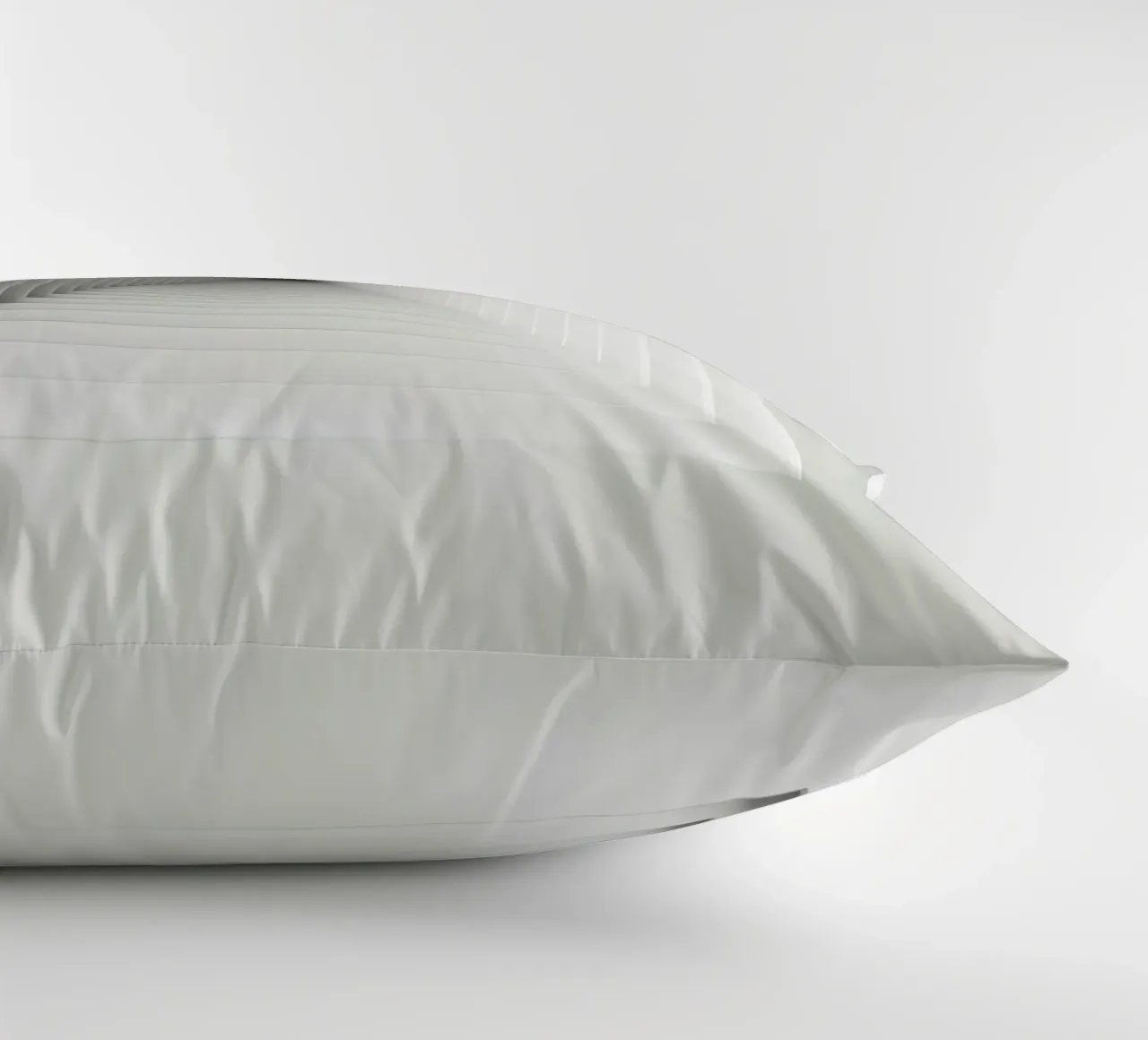 Nested White Square Frames Creating Tunnel Illusion decorative cushion by DesignDoodle