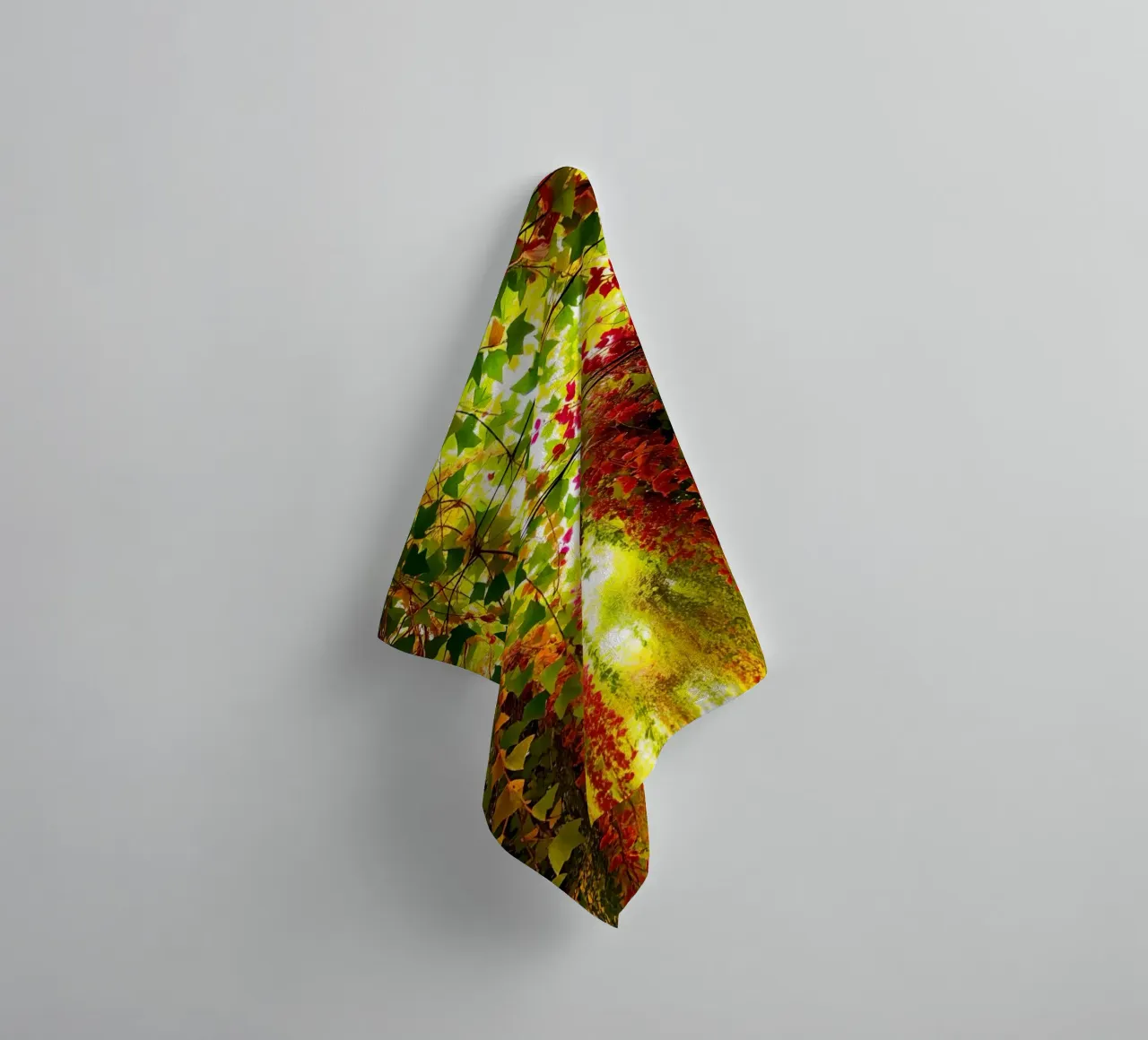 Low Angle View of Building Covered in Climbing Plants towel by DesignDoodle