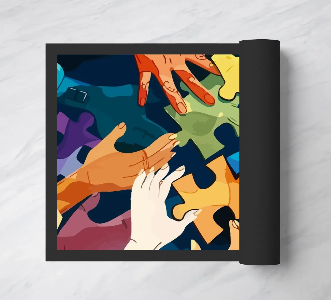 puzzle hand zerbino da Dumery Art