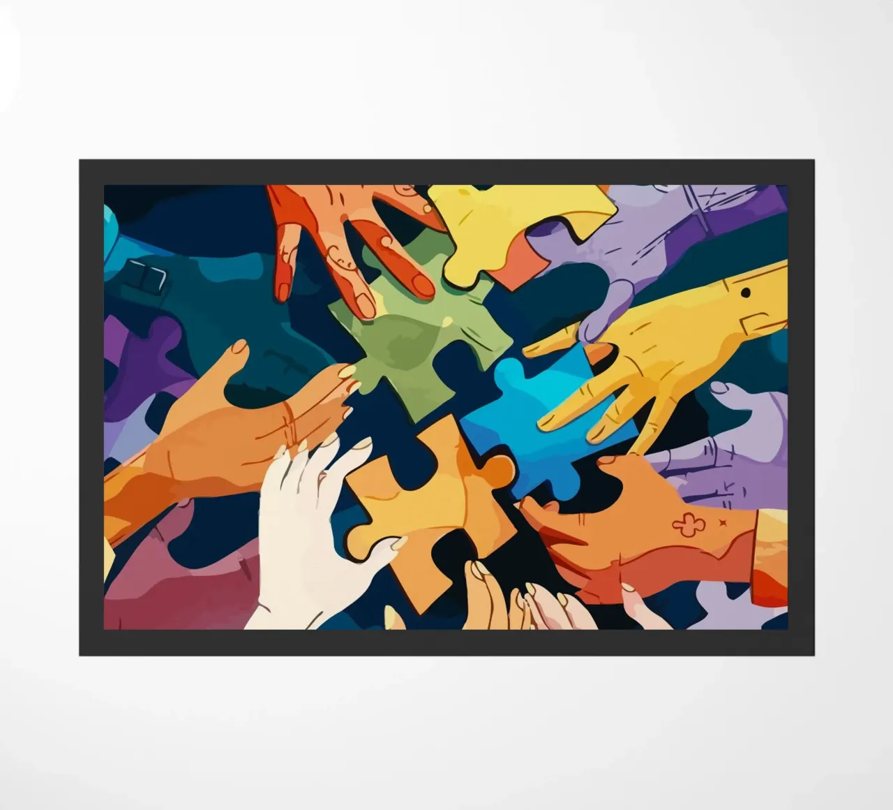 puzzle hand zerbino da Dumery Art