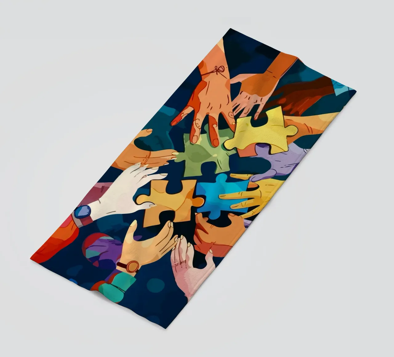 puzzle hand telo mare da Dumery Art