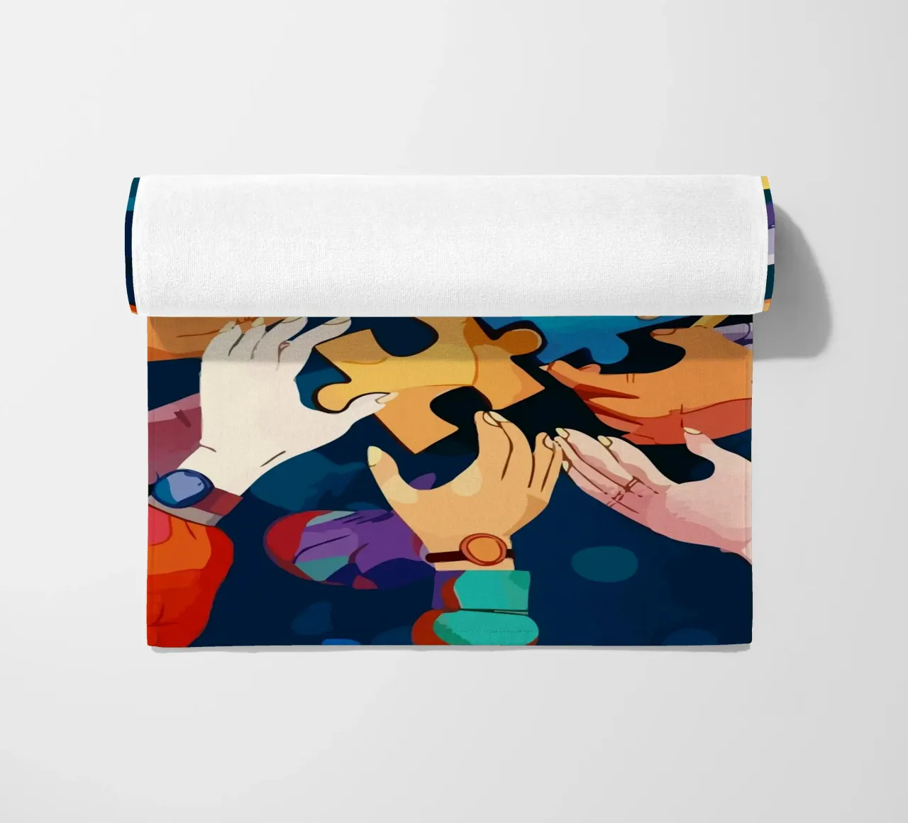 puzzle hand telo mare da Dumery Art