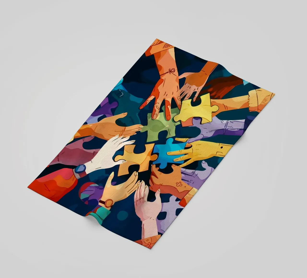 puzzle hand telo mare da Dumery Art