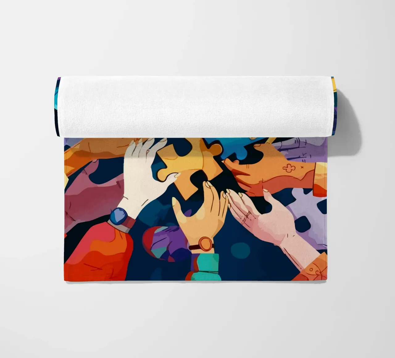 puzzle hand telo mare da Dumery Art