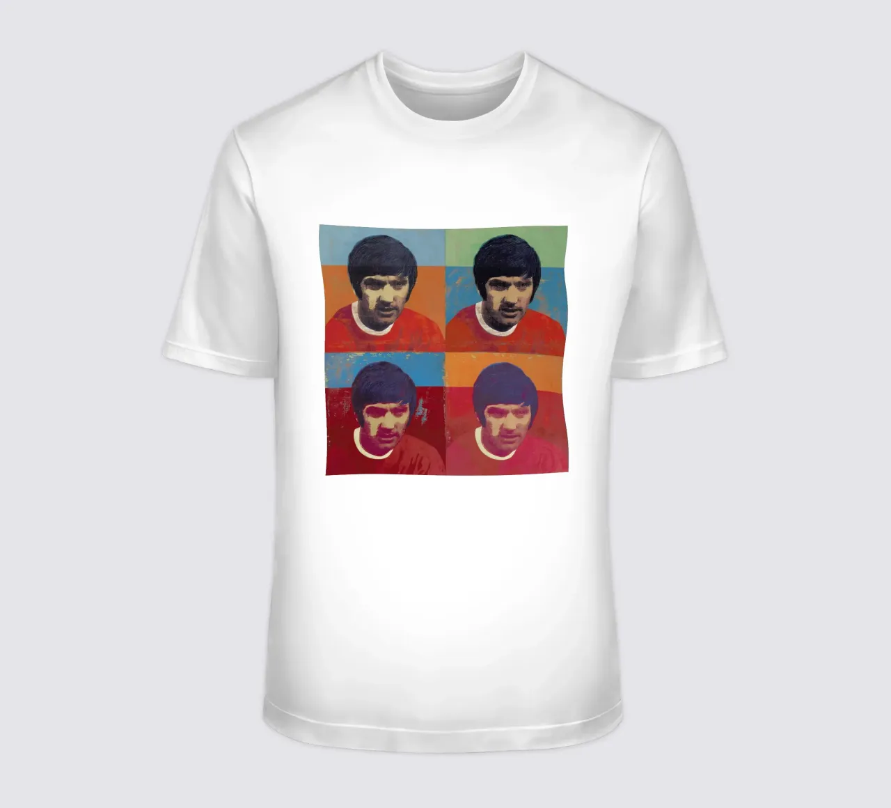 George Best 4 t-shirt da Andy Bridge