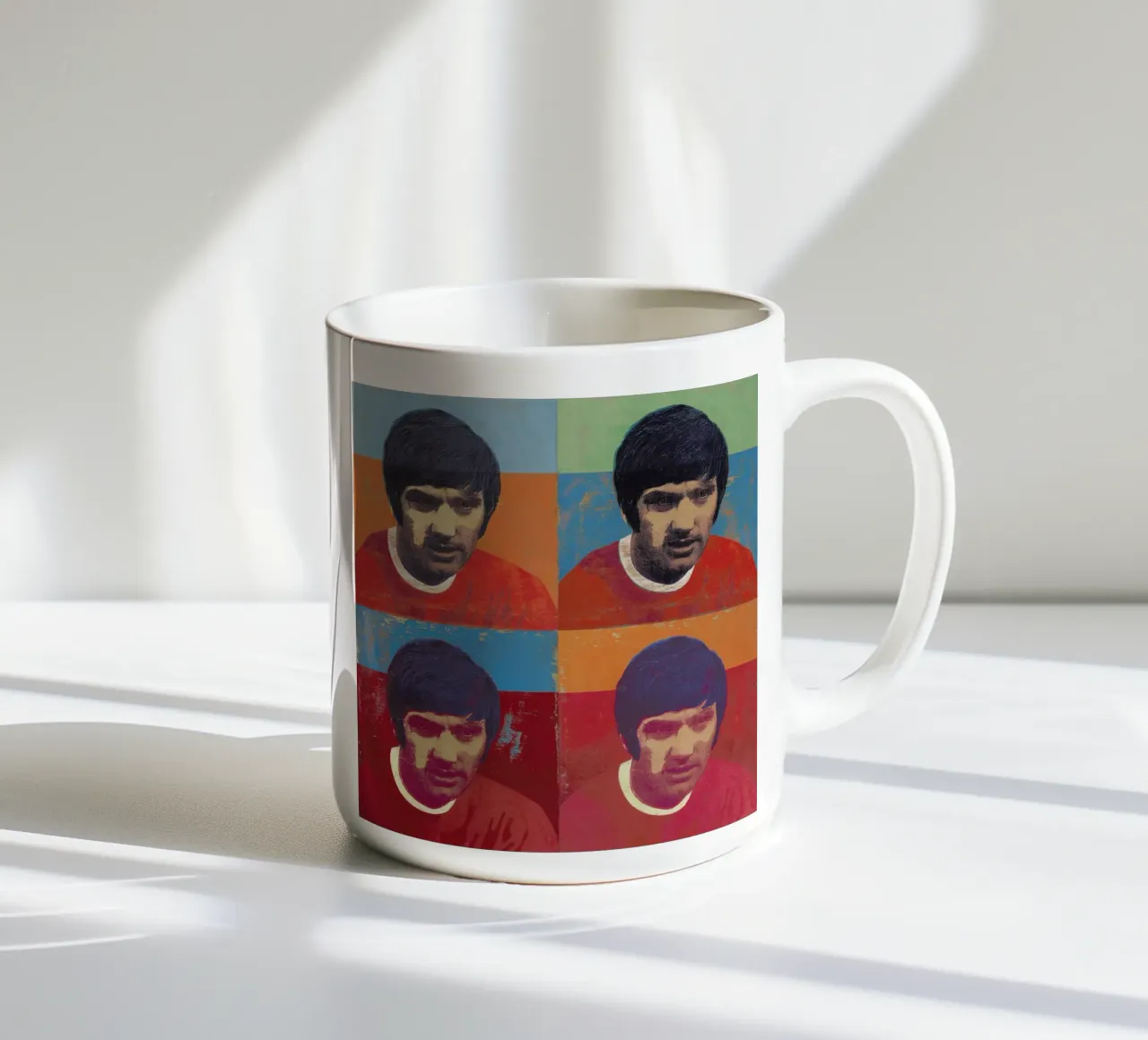 George Best 4 tazza in ceramica da Andy Bridge