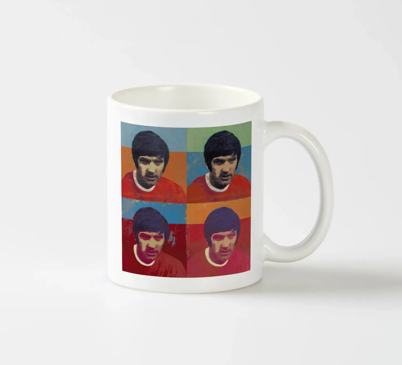 George Best 4 tazza in ceramica da Andy Bridge