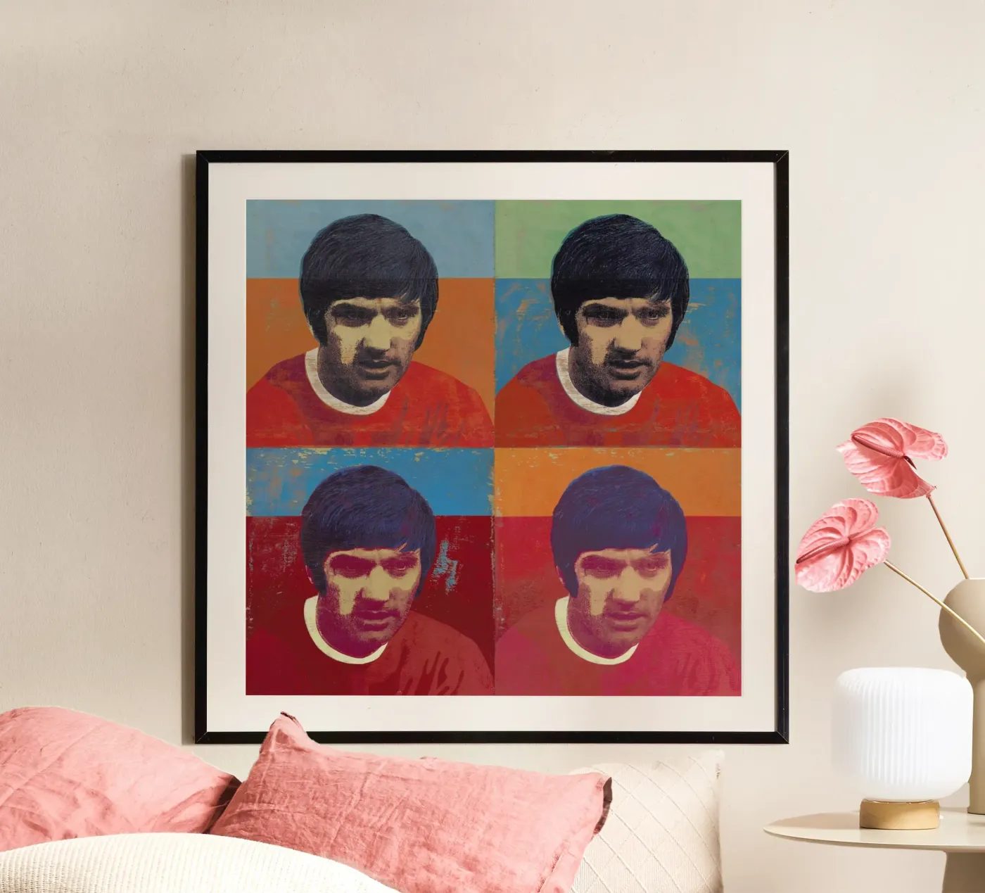George Best 4 poster da Andy Bridge