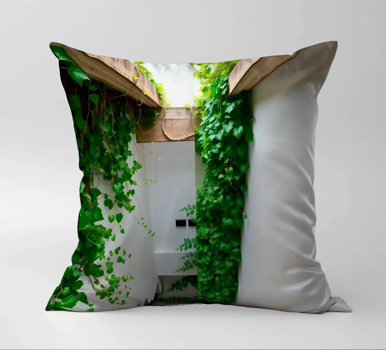 Cortile interno con viti e lucernario cuscino da DesignDoodle