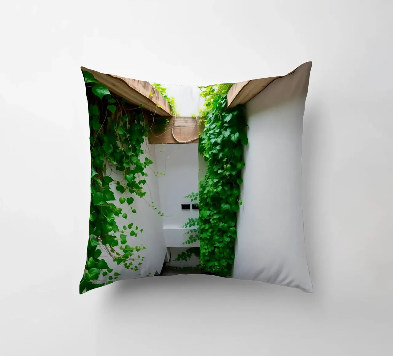 Cortile interno con viti e lucernario cuscino da DesignDoodle