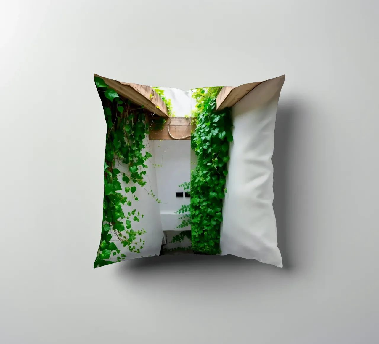 Cortile interno con viti e lucernario cuscino da DesignDoodle