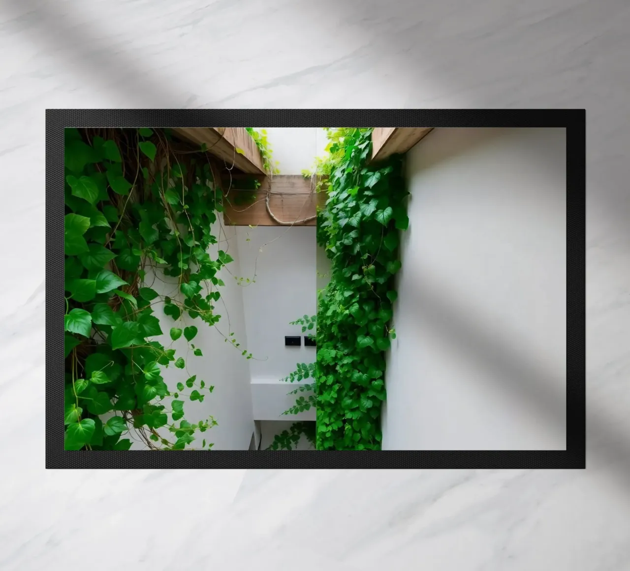 Cortile interno con viti e lucernario zerbino da DesignDoodle