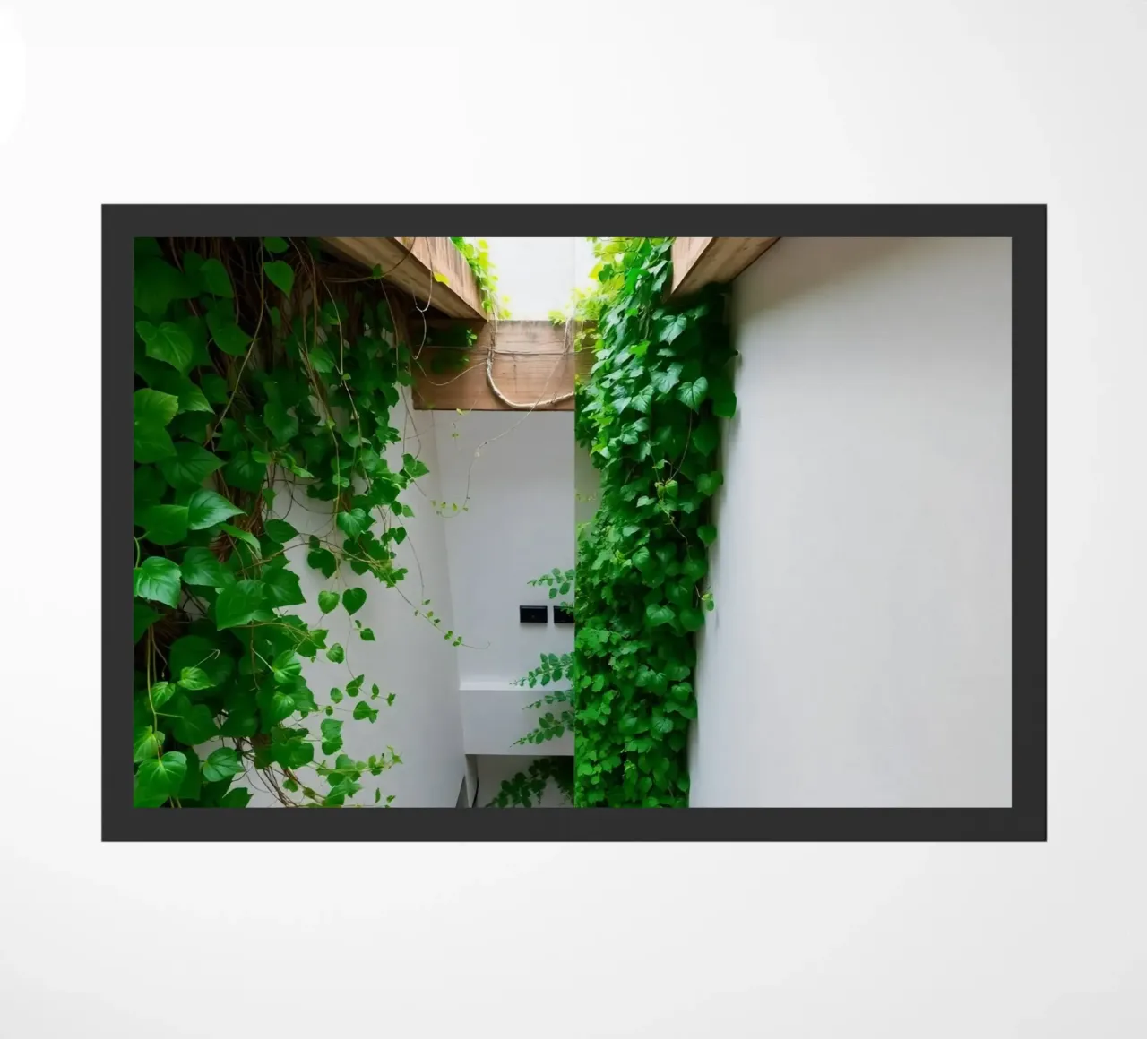 Cortile interno con viti e lucernario zerbino da DesignDoodle