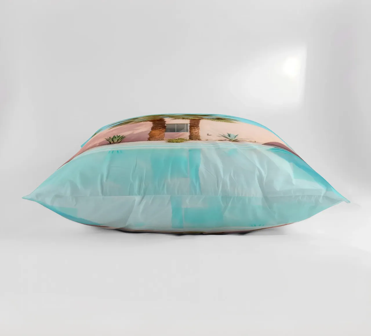 Palm Springs Retro Pool cuscino da robertmotoiart