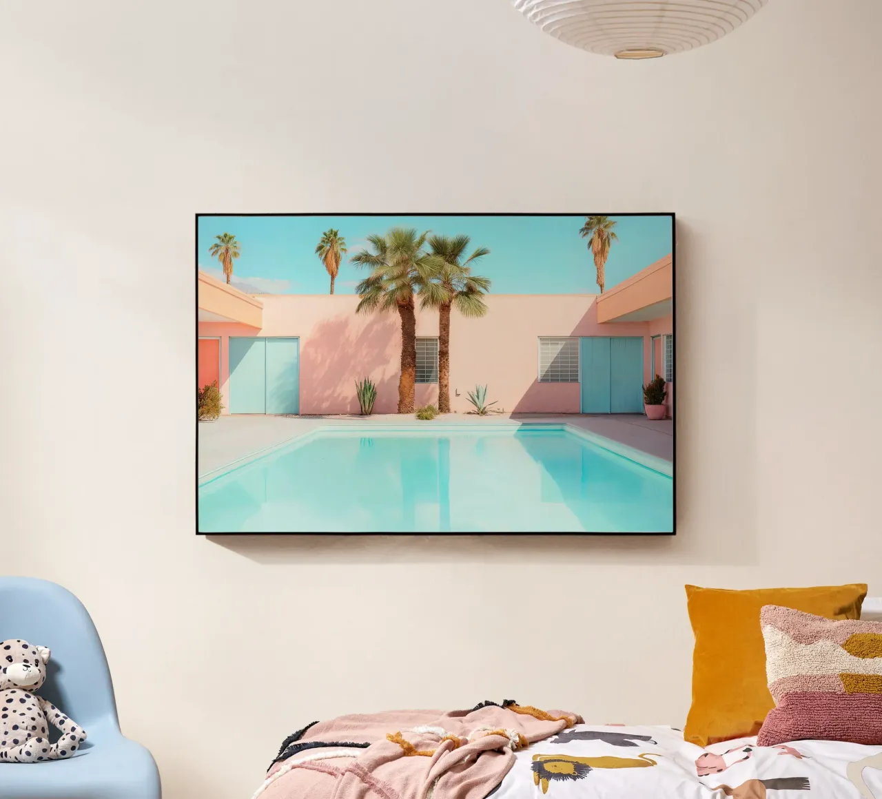 Palm Springs Retro Pool plexiglass da robertmotoiart